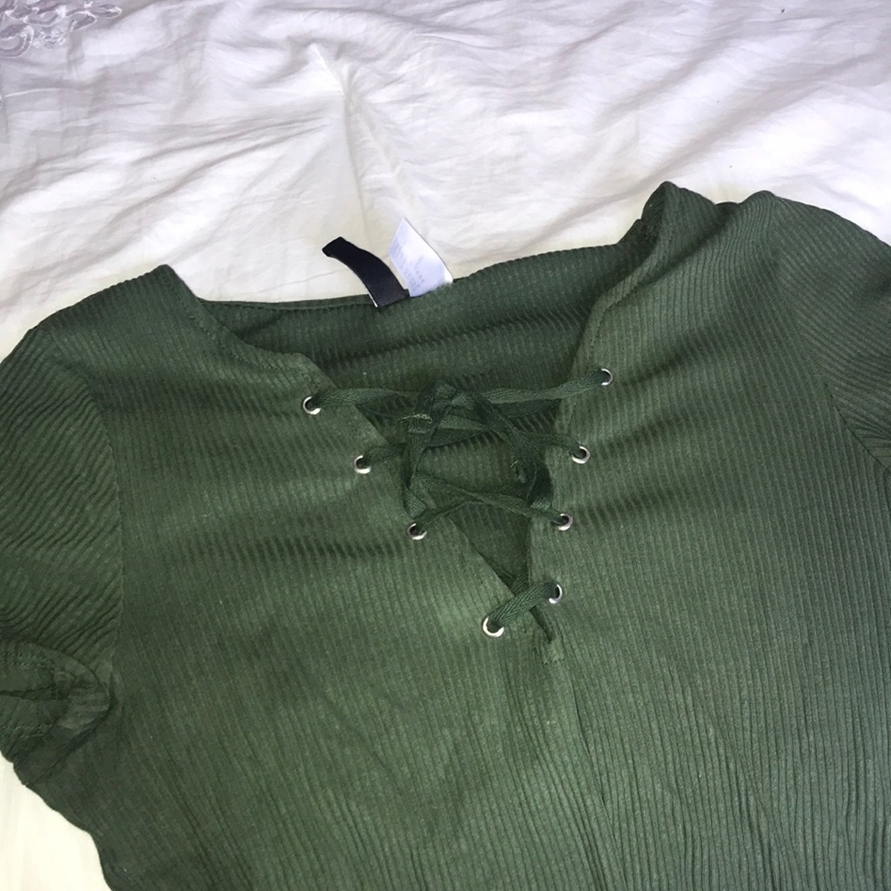 H&M crisscross shirt